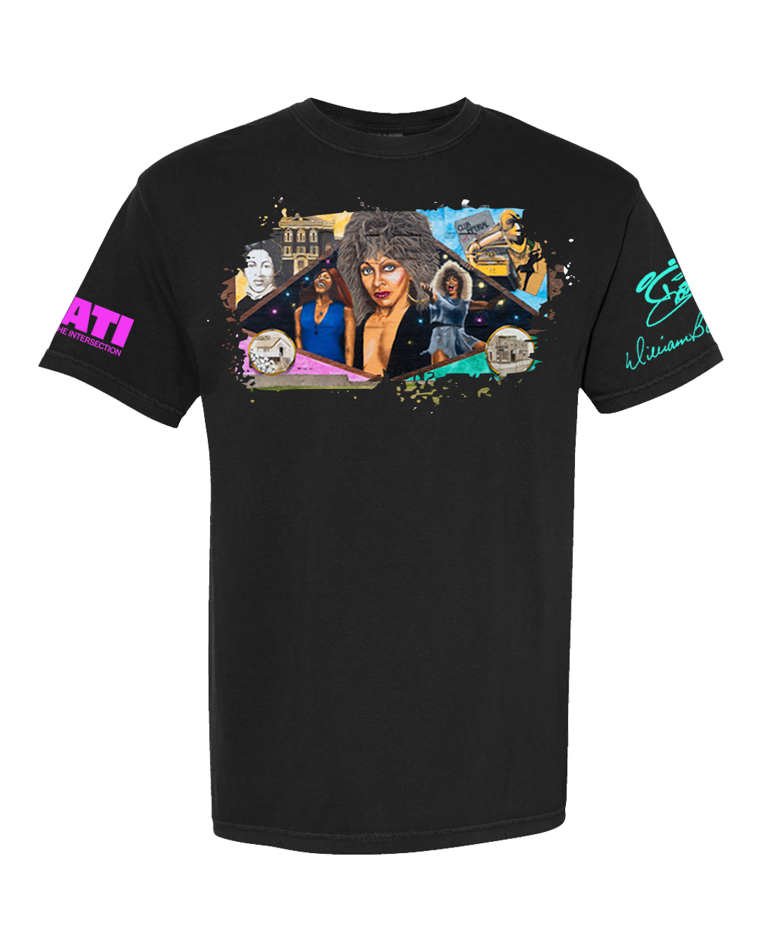 "Tina Turner" Mural Tornado Relief Benefit Tee - 4TheVille