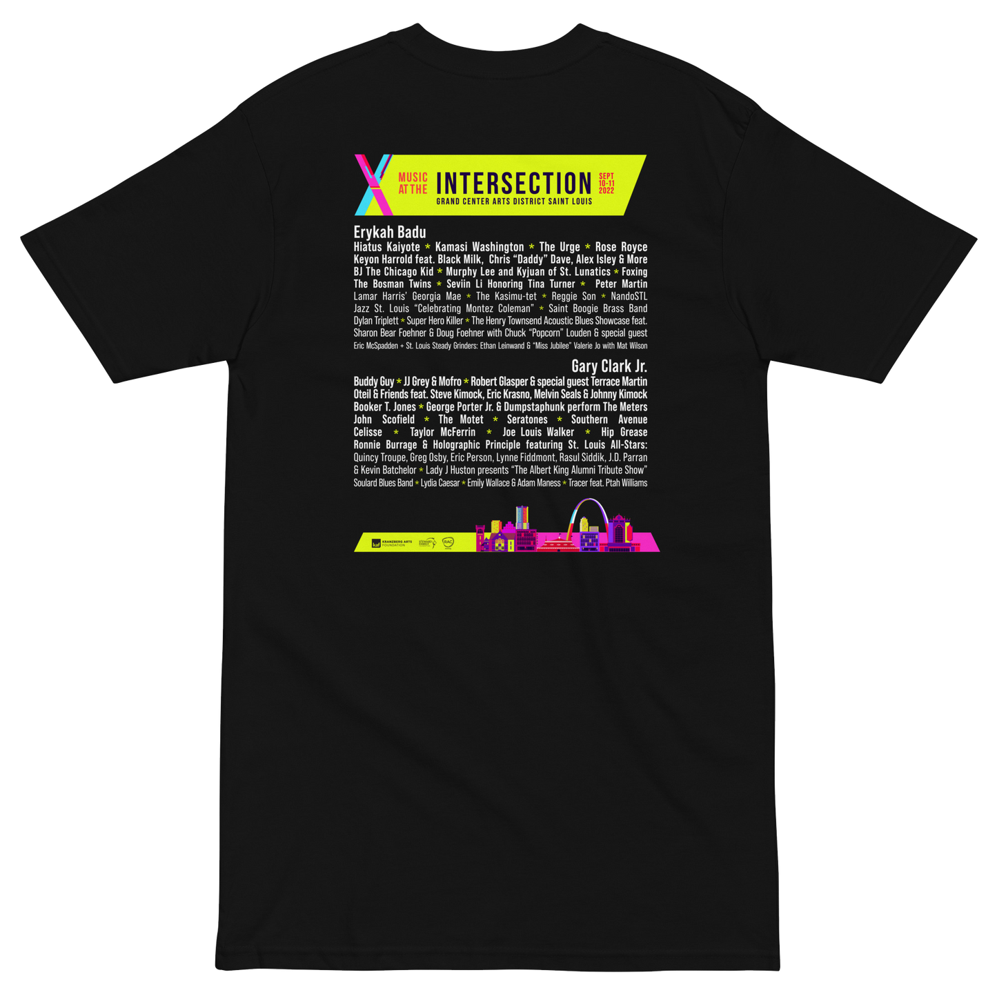 22' Music at the Intersection Lineup T-Shirt