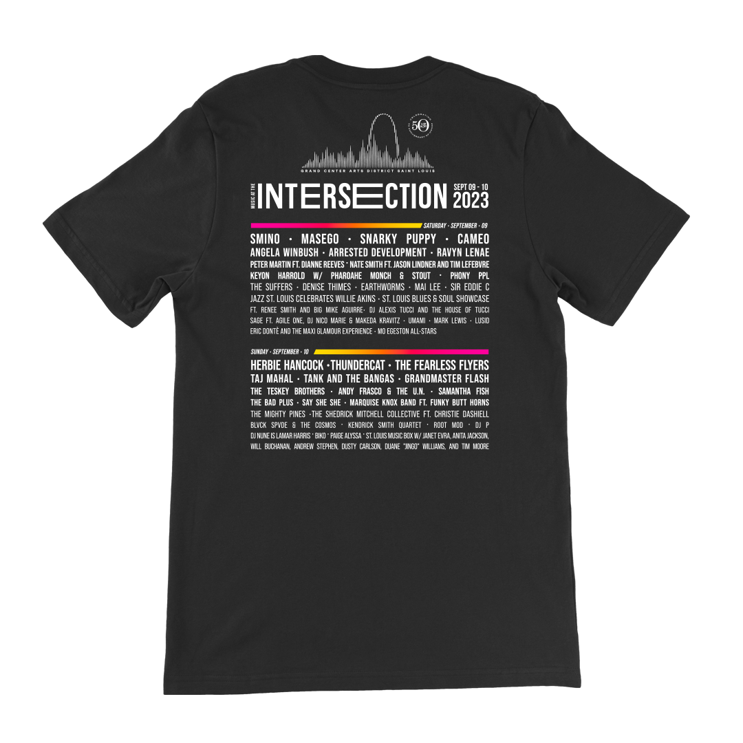 Music at the Intersection 2023 Lineup T-Shirt